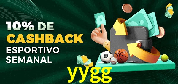 10% de bônus de cashback na yygg